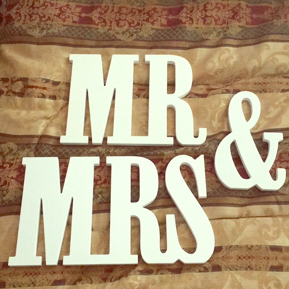 Wedding Mr&Mrs Sign